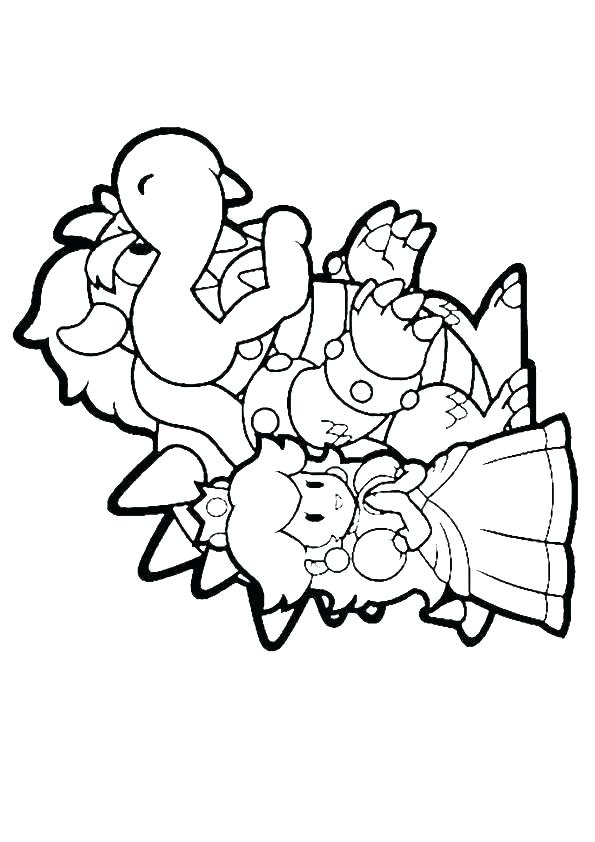 Super Mario Princess Peach Coloring Pages Vanda 595x842 Super Mario Princess Peach Coloring Pages Vanda