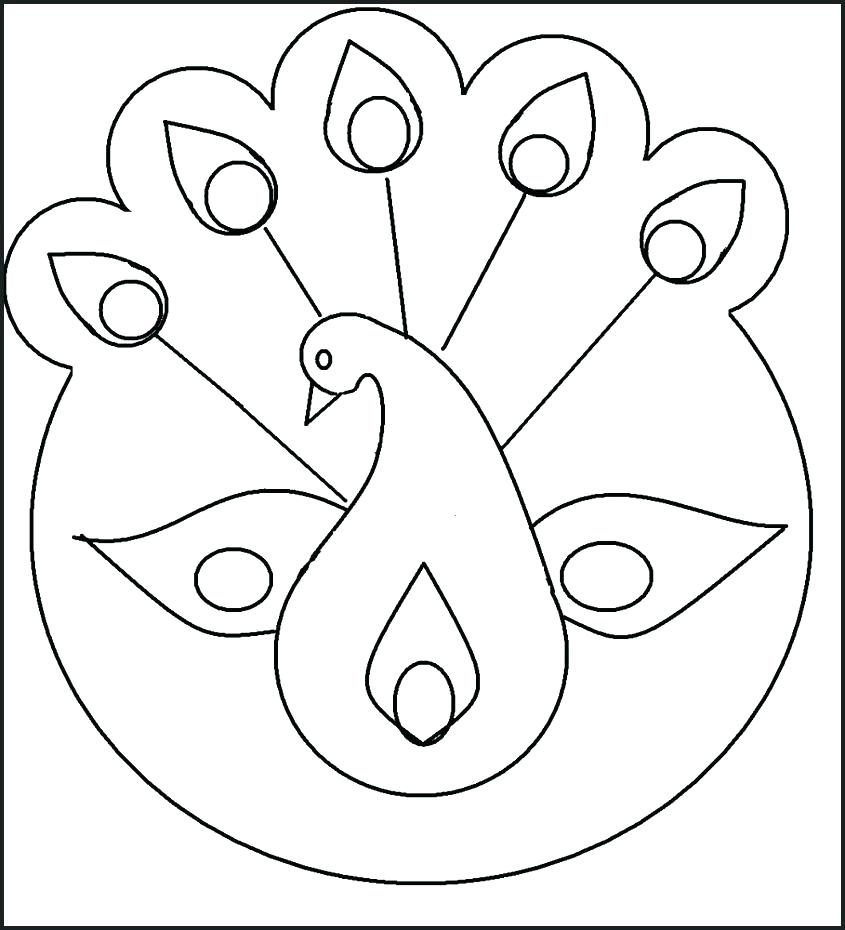 845x930 Peacock Pictures To Color Peacock Coloring Page Coloring Page