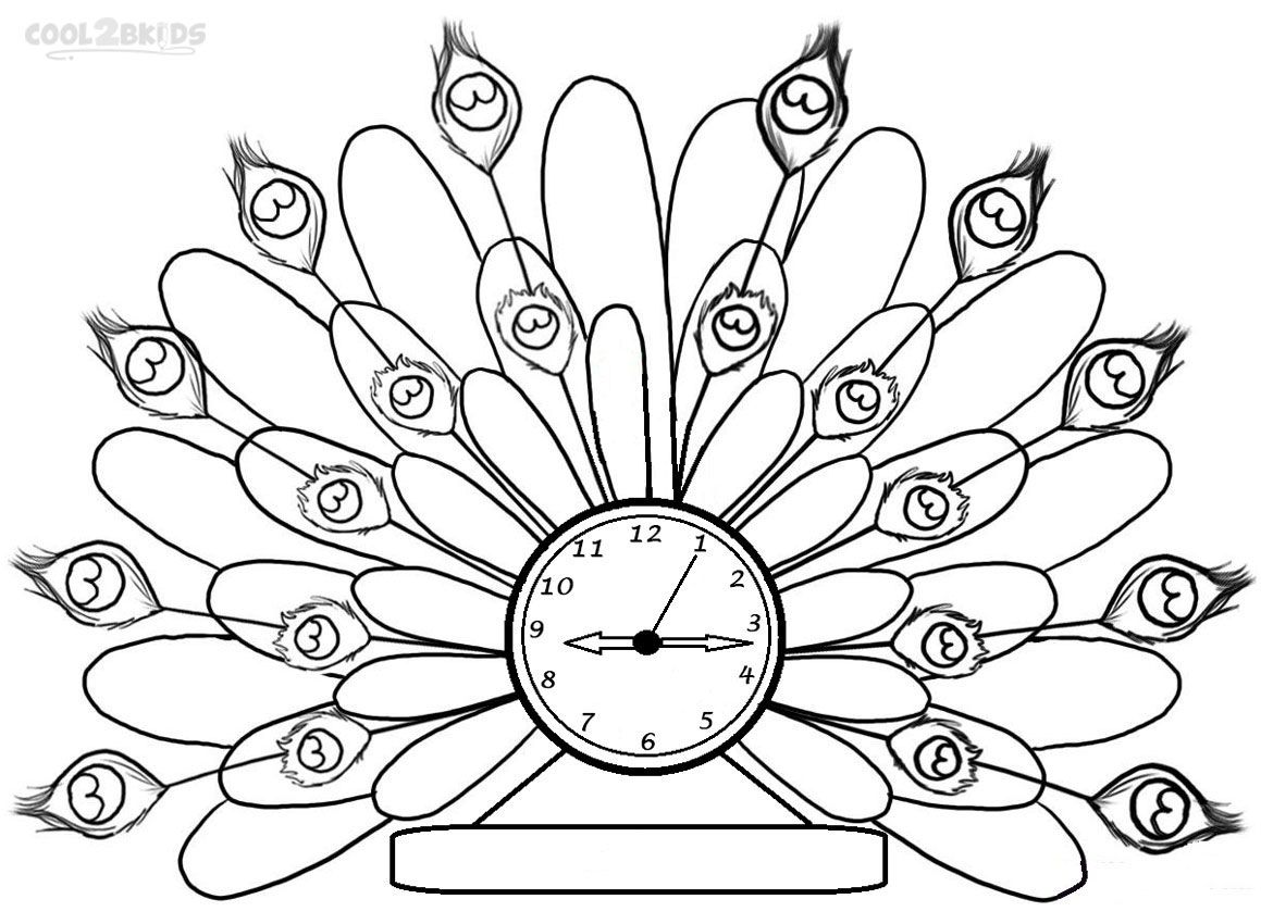 1159x850 Printable Clock Coloring Pages For Kids Cool2bkids