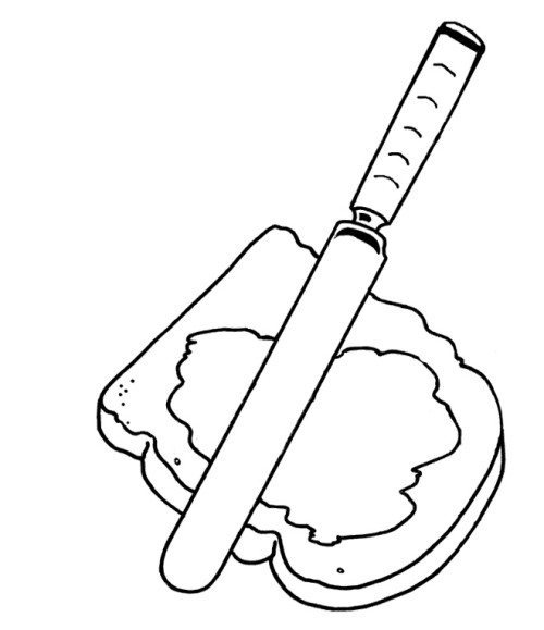 500x579 Peanut Butter Sandwich Coloring Pages Kids Coloring Pages