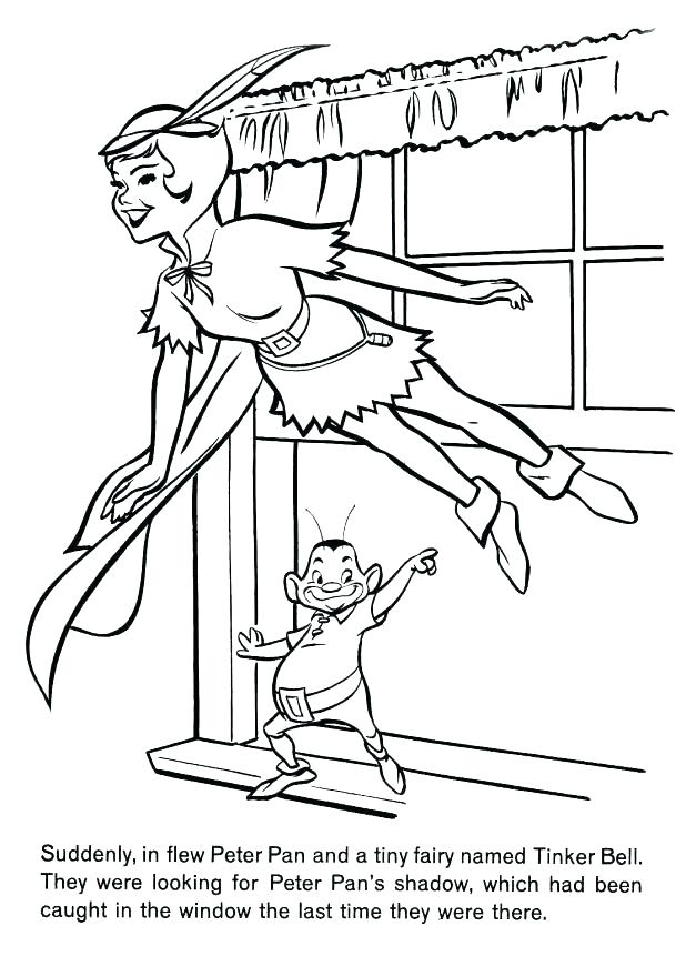 618x861 Peter Pan Coloring Pages Free Infoguide.club