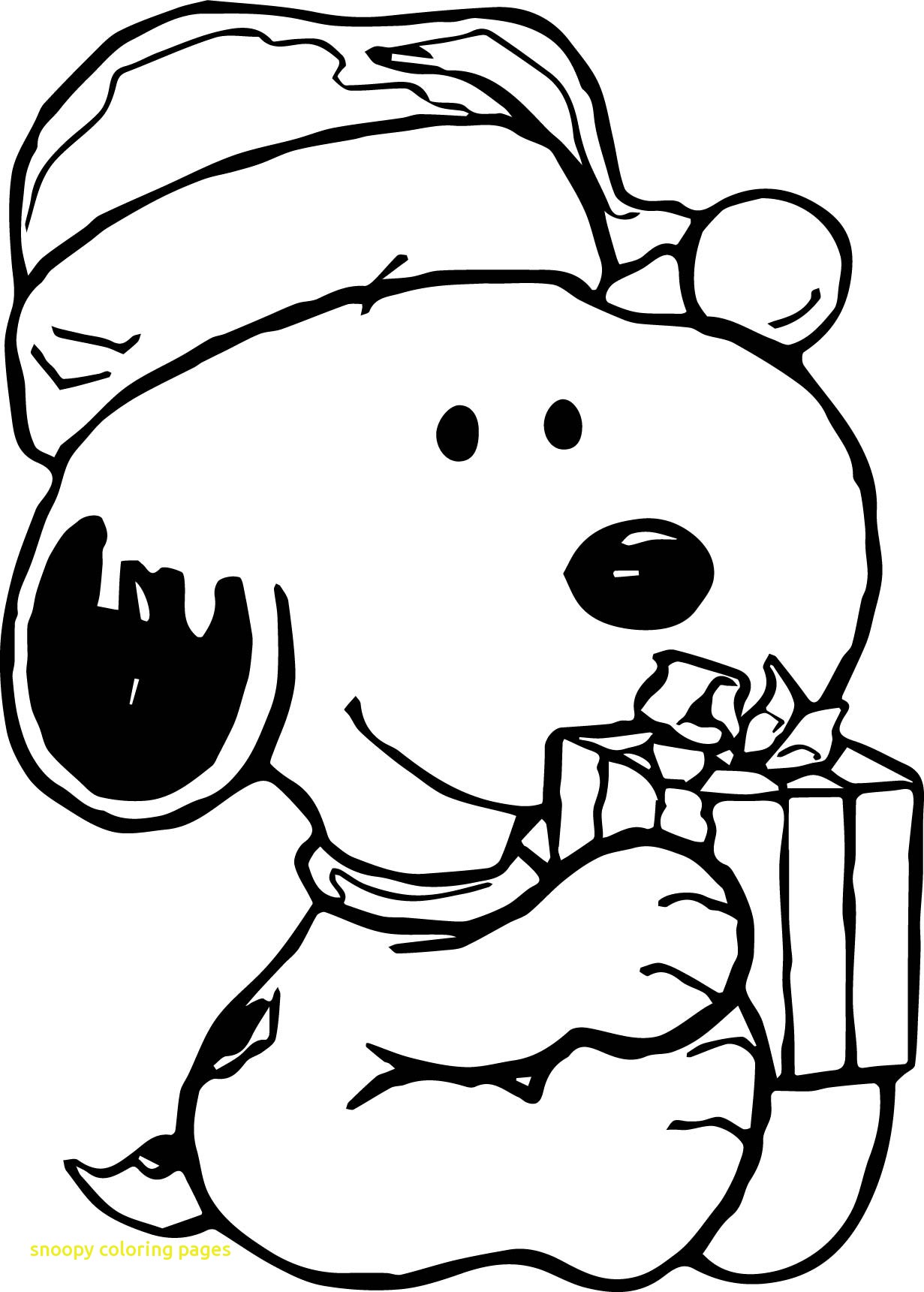 1231x1721 Best Of Snoopy Coloring Pages With Baby Snoopy Christmas Coloring