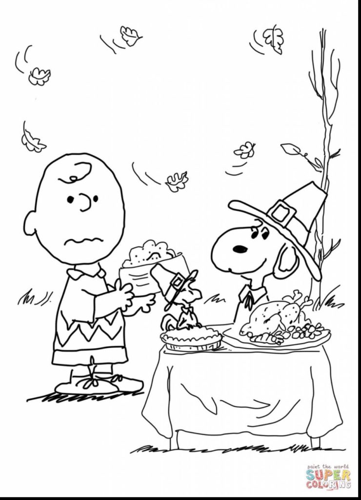 Peanuts Thanksgiving Coloring Pages at GetColorings.com | Free ...