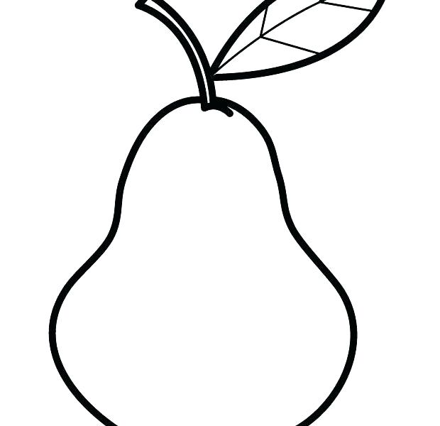 Pear Coloring Pages Printable Coloring Pages