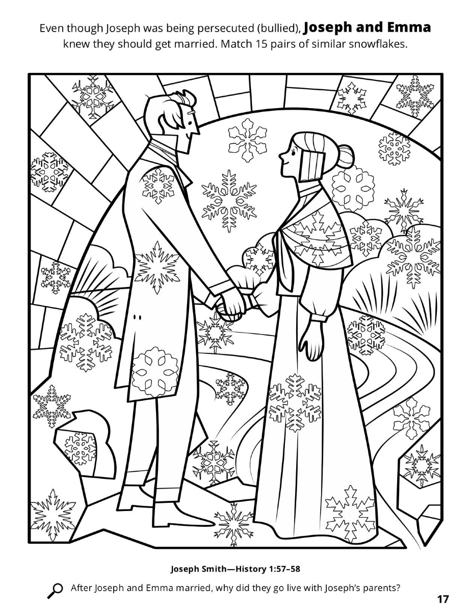 Important Pearl Of Great Price Coloring Page Joseph And Emma Smith 924x1200 Important Pearl Of Great Price Coloring Page Joseph And Emma Smith