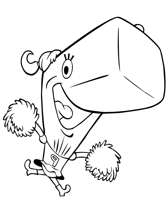 Spongebob Coloring Pages Pearl 670x867 Spongebob Coloring Pages Pearl