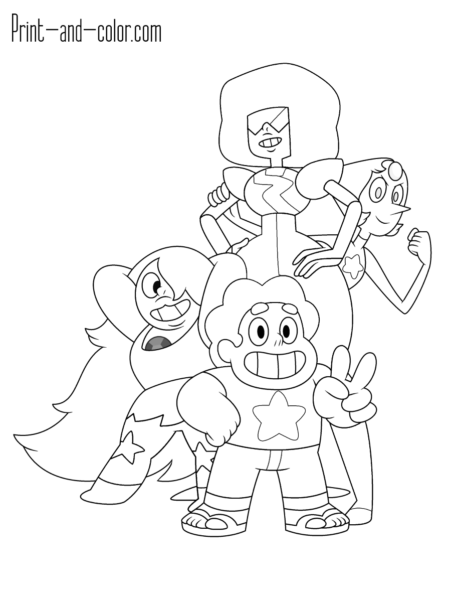 Steven Universe Coloring Pages Print 900x1200 Steven Universe Coloring Pages Print