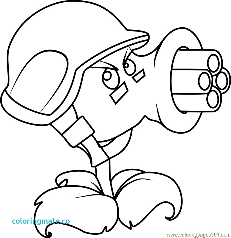 Peashooter Coloring Pages at GetColorings.com | Free printable ...