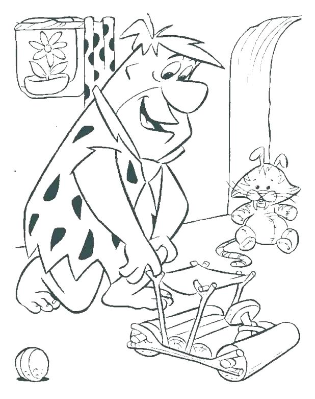 618x781 Flintstones Coloring Pages Pebbles Coloring Page Flintstones