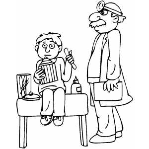 Pediatrician Coloring Pages
