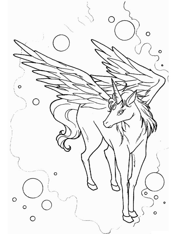 Awesome Drawing Of Pegasus Coloring Page 600x800 Awesome Drawing Of Pegasus Coloring Page