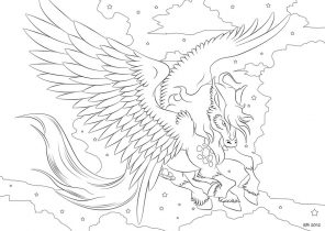 296x210 Pegasus Coloring Pages
