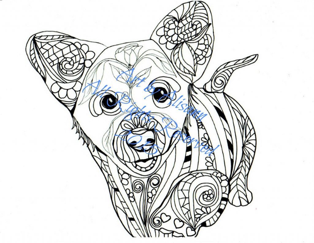 1024x791 Corgi Coloring Pages Delighted Of Corgis Lovely Welsh Page 1024