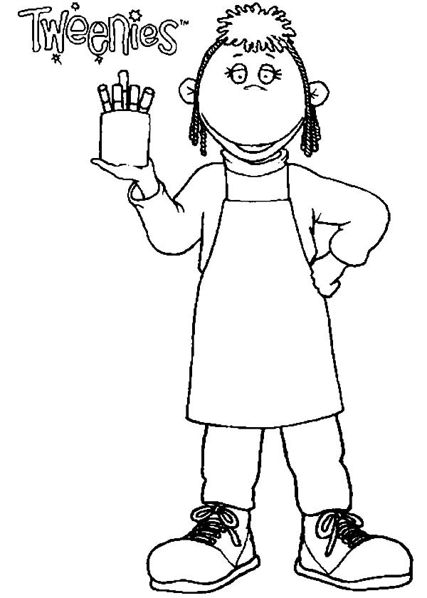 600x840 Judy Tweenies And Her Pen Collection Coloring Pages Best Place
