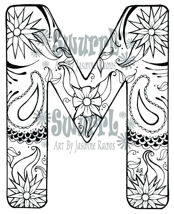 570x701 Letter M Coloring Page Letter People Coloring Pages M Coloring