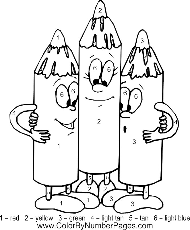 662x798 By Number Coloring Pages