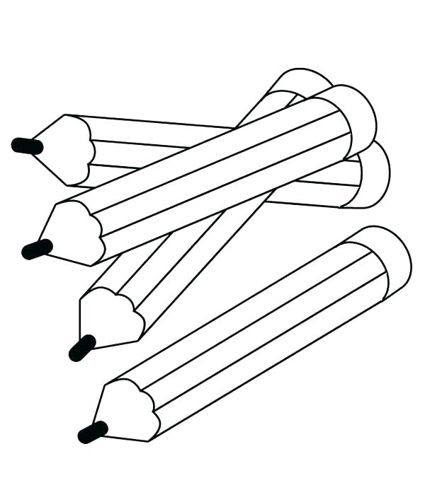 600x686 Coloring Pages Pencil