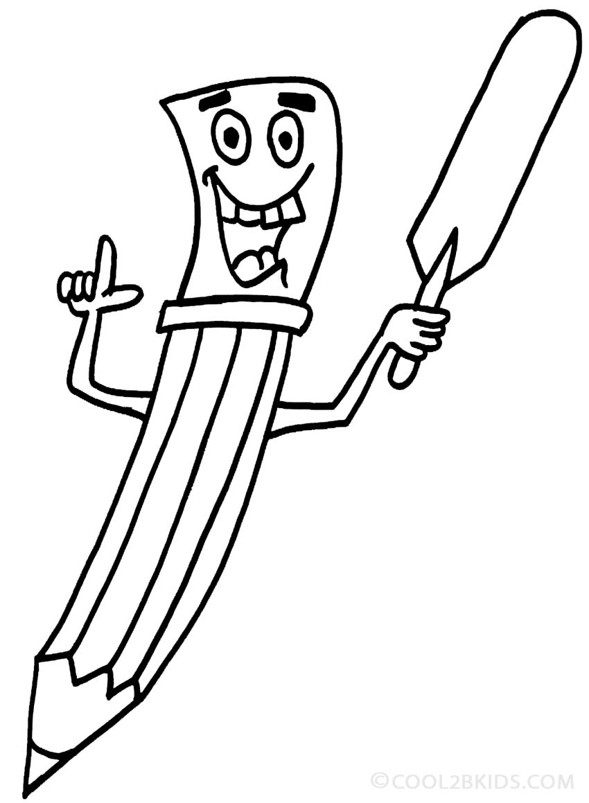 Printable Pencil Coloring Pages For Kids Cool2bkids 850x1159 Printable Pencil Coloring Pages For Kids Cool2bkids