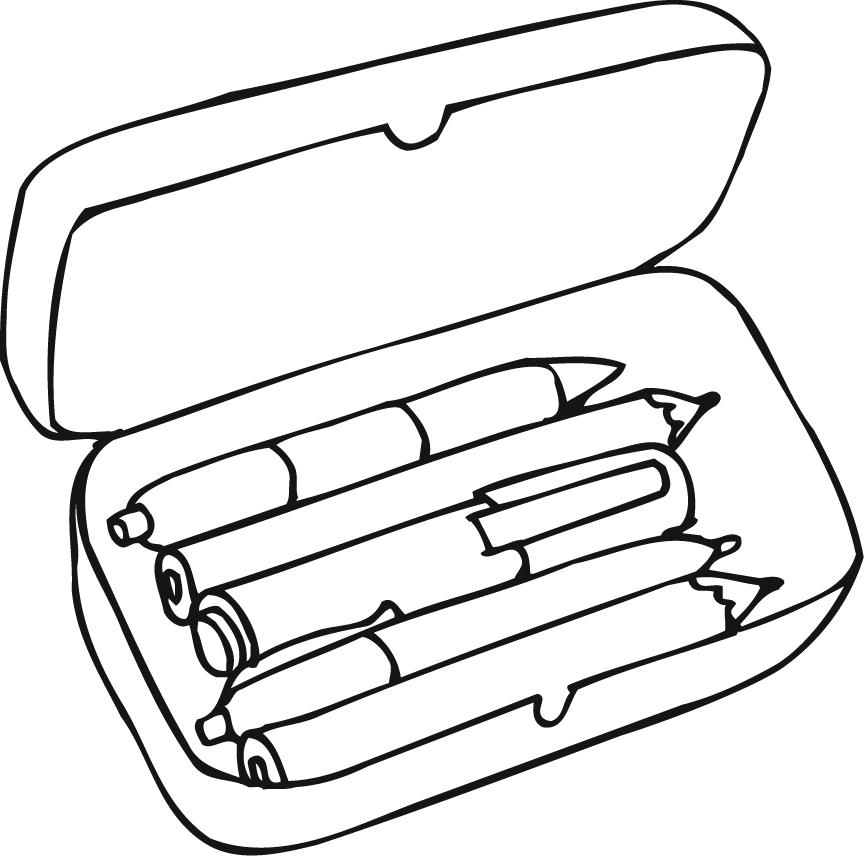 Coloring Pages Of Pencil Box For Preschoolers 864x858 Coloring Pages Of Pencil Box For Preschoolers