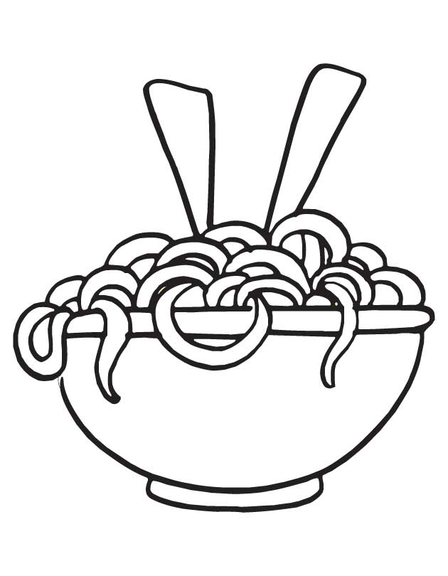 630x810 Drawn Pasta Coloring Page Pencil And In Color Drawn Pasta Pasta