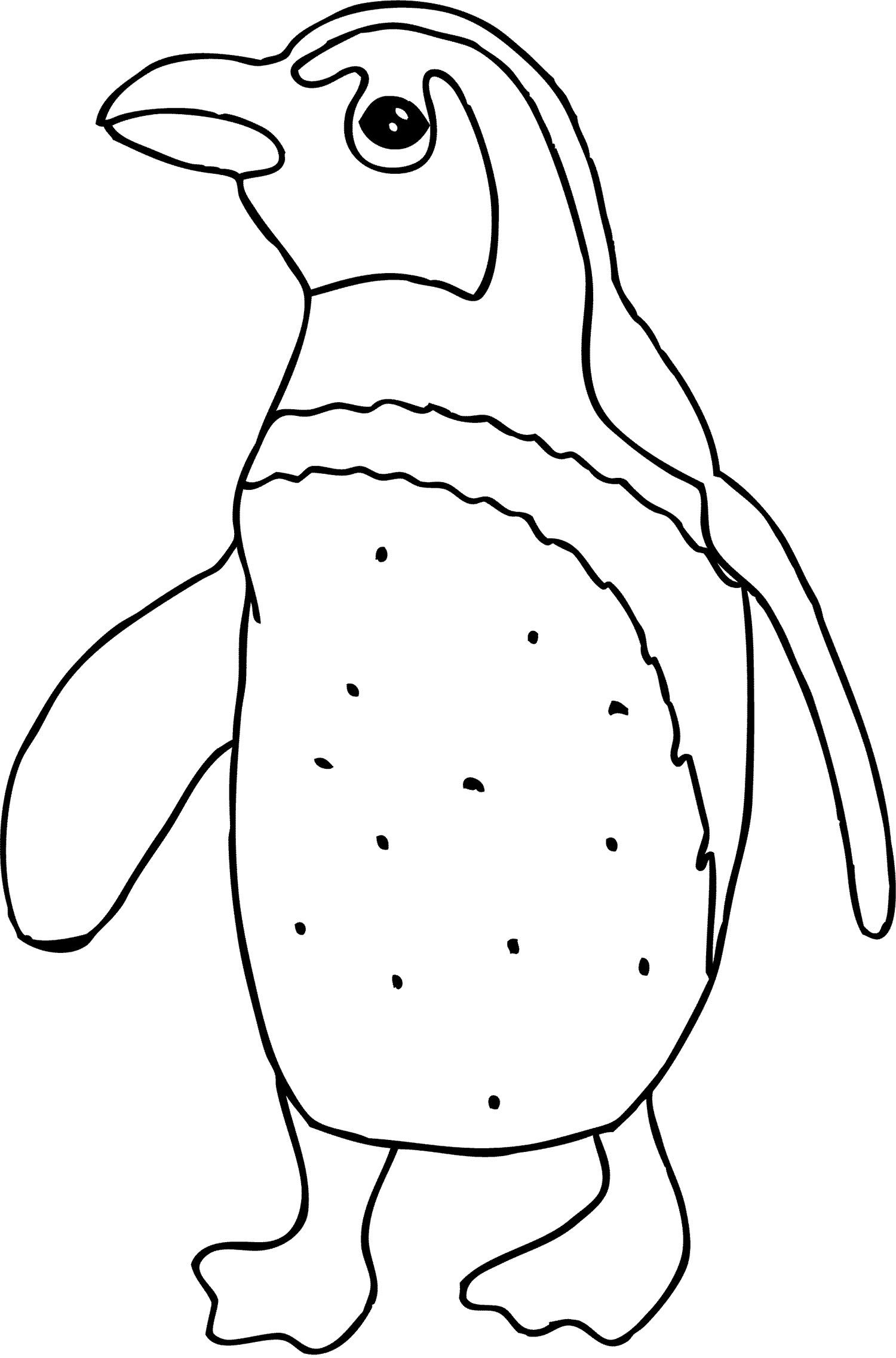 1500x2273 Cute Little Penguin Coloring Page Penguin Penguins