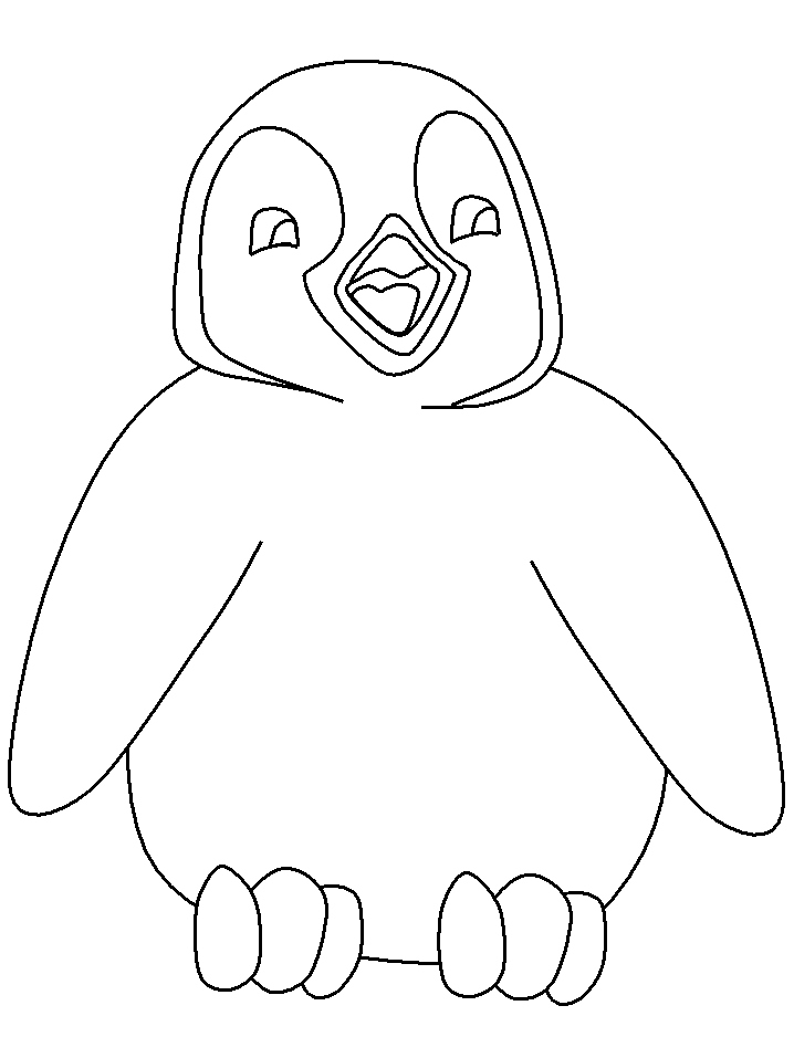 718x957 Penguin Coloring Page Elegant Cartoon Penguin Coloring Pages