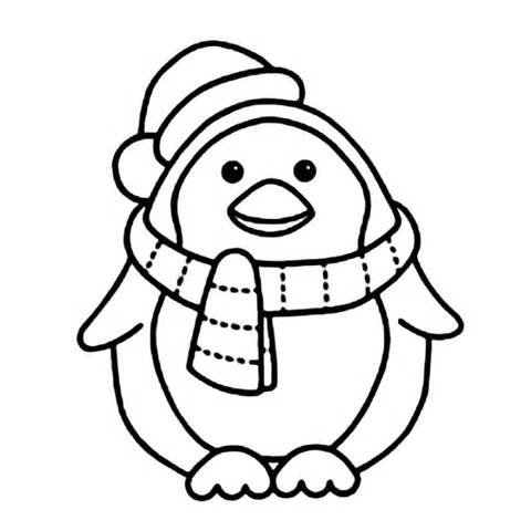 Christmas Penguin Coloring Pages Az Coloring Pages Coloring 480x480 Christmas Penguin Coloring Pages Az Coloring Pages Coloring