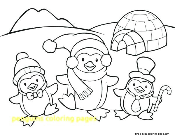 Penguin Color Page Preschool Penguin Color Page 600x464 Penguin Color Page Preschool Penguin Color Page