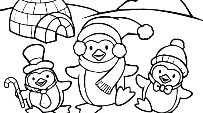Penguin Coloring Pages Coloring Page Penguin Cute Penguin Coloring 770x430 Penguin Coloring Pages Coloring Page Penguin Cute Penguin Coloring