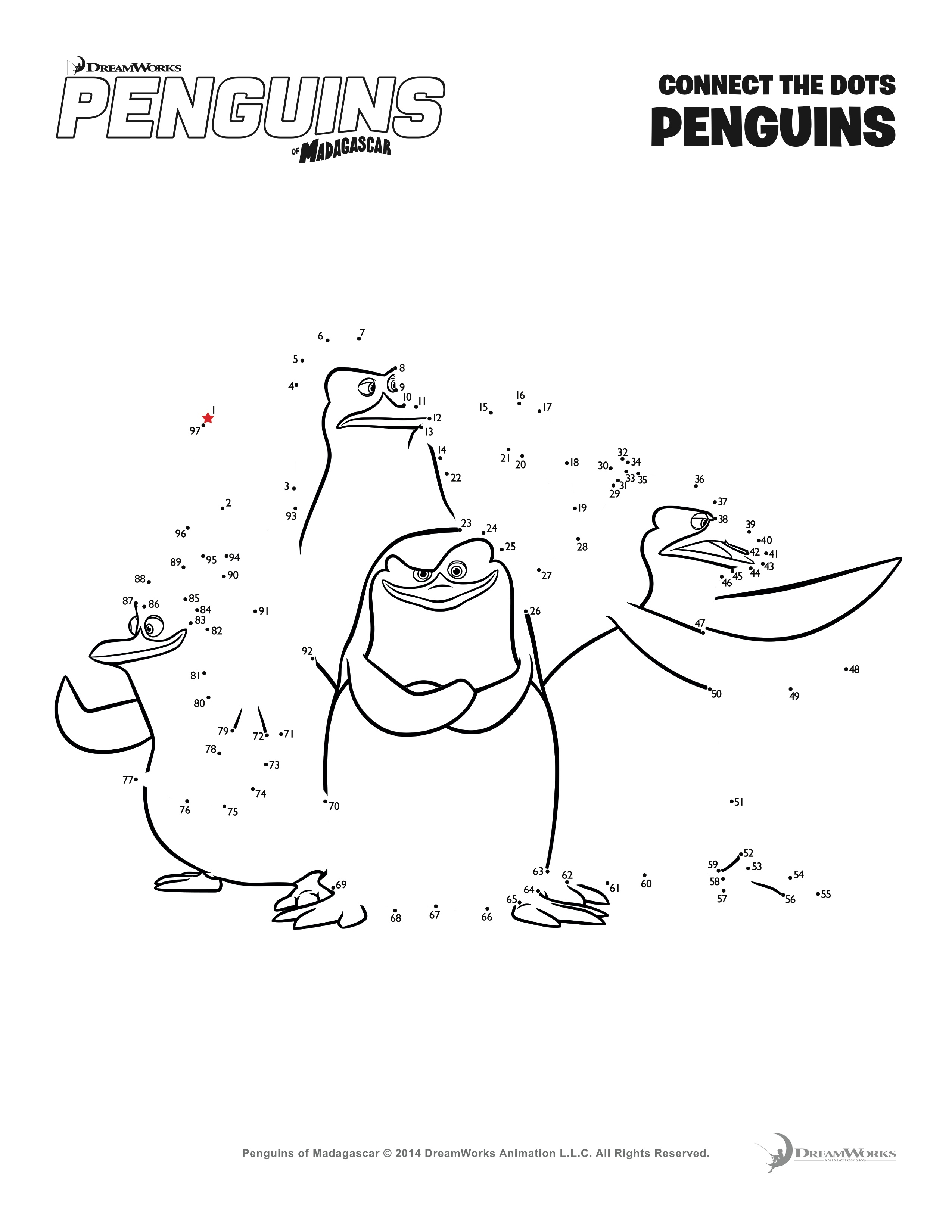 2550x3300 Free Penguins Of Madagascar Coloring Pages And Activity Sheets