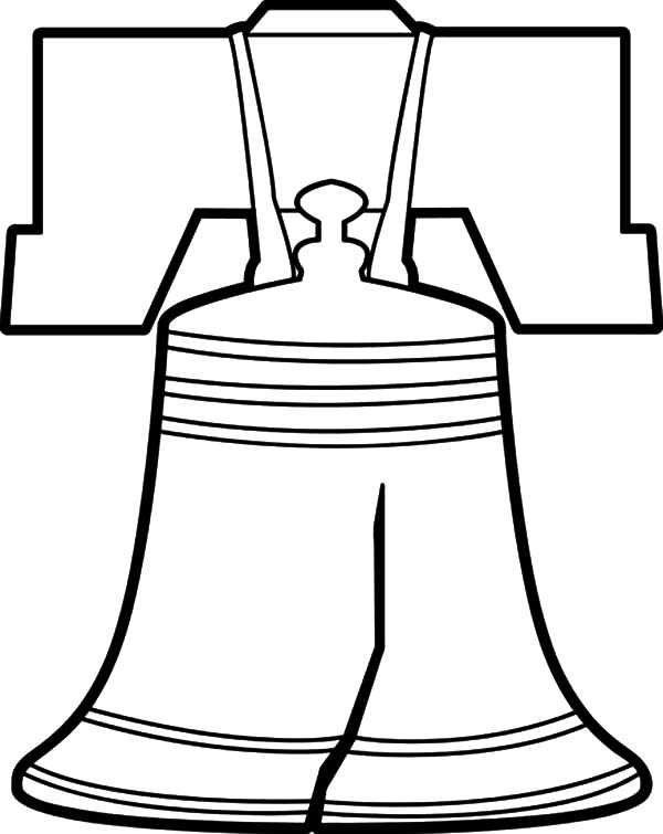 600x755 The Steeple Of Pennsylvania State House Liberty Bell Coloring