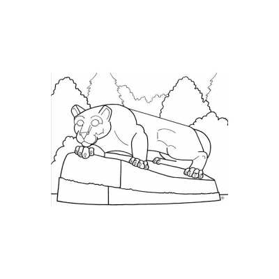 400x400 Nittany Lion Coloring Page Student Book Store Color Penn State