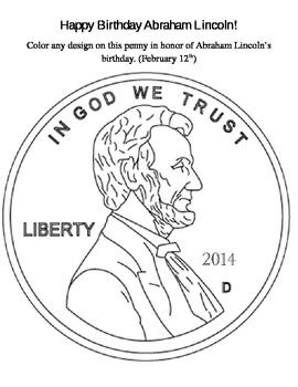 270x350 Color A Penny In Honor Of Abe's Birthday February 12th.feedback Is