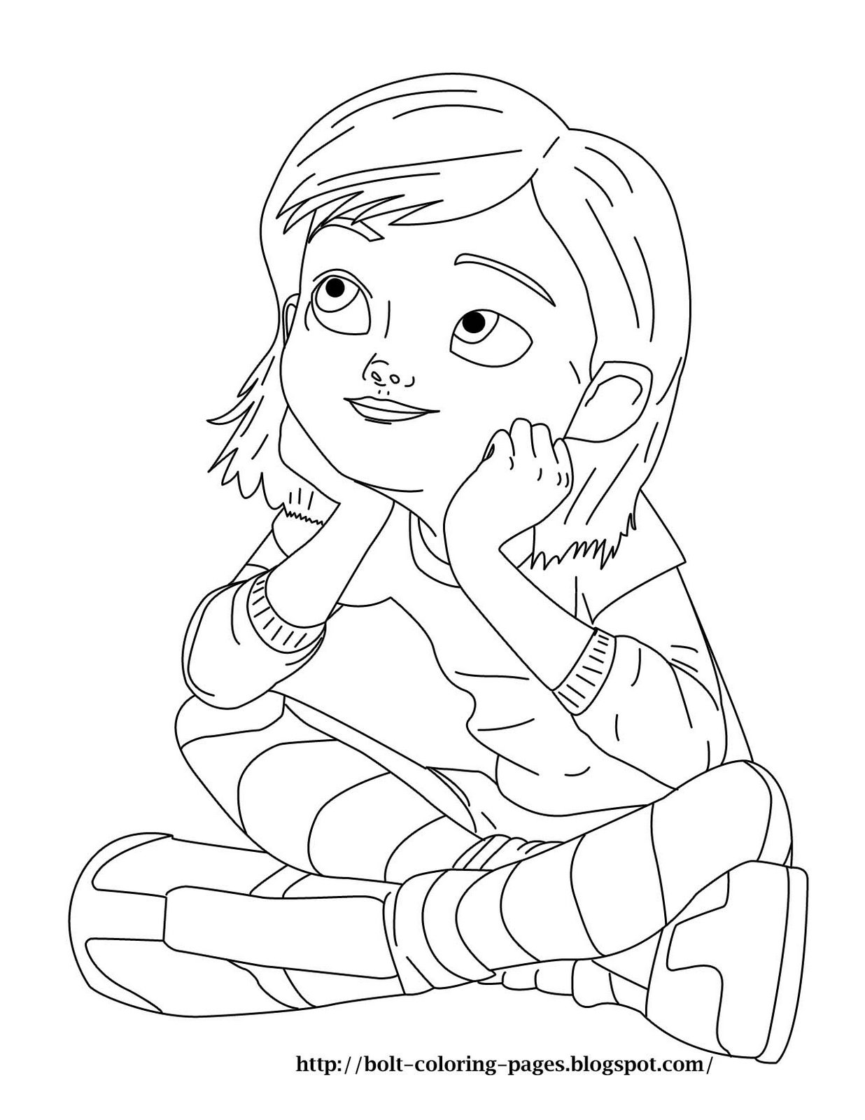 Penny Coloring Page at GetColorings.com | Free printable colorings ...