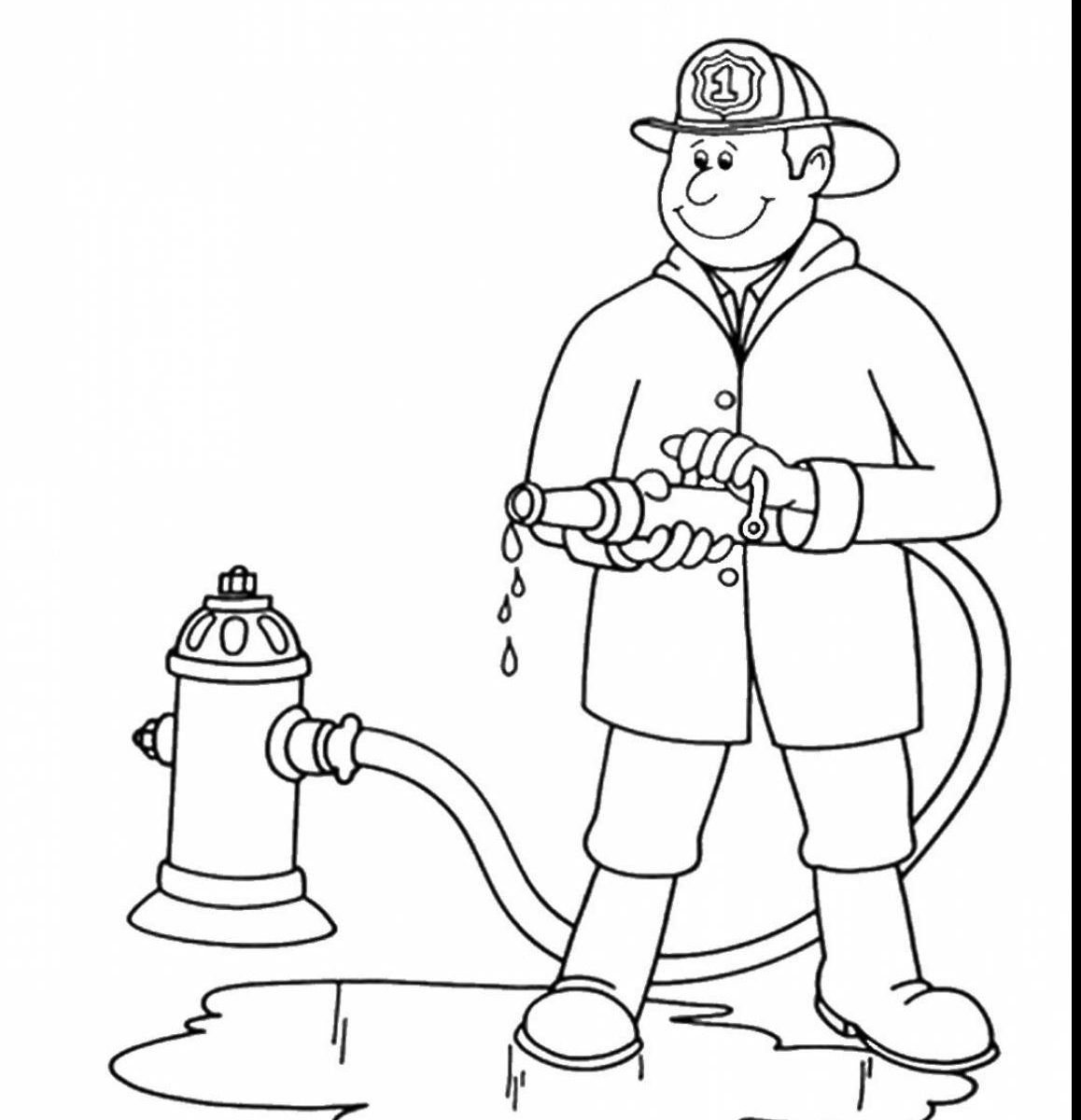 1158x1200 Fireman Coloring Pagesm Christmas For Kids Printable Free Drawing