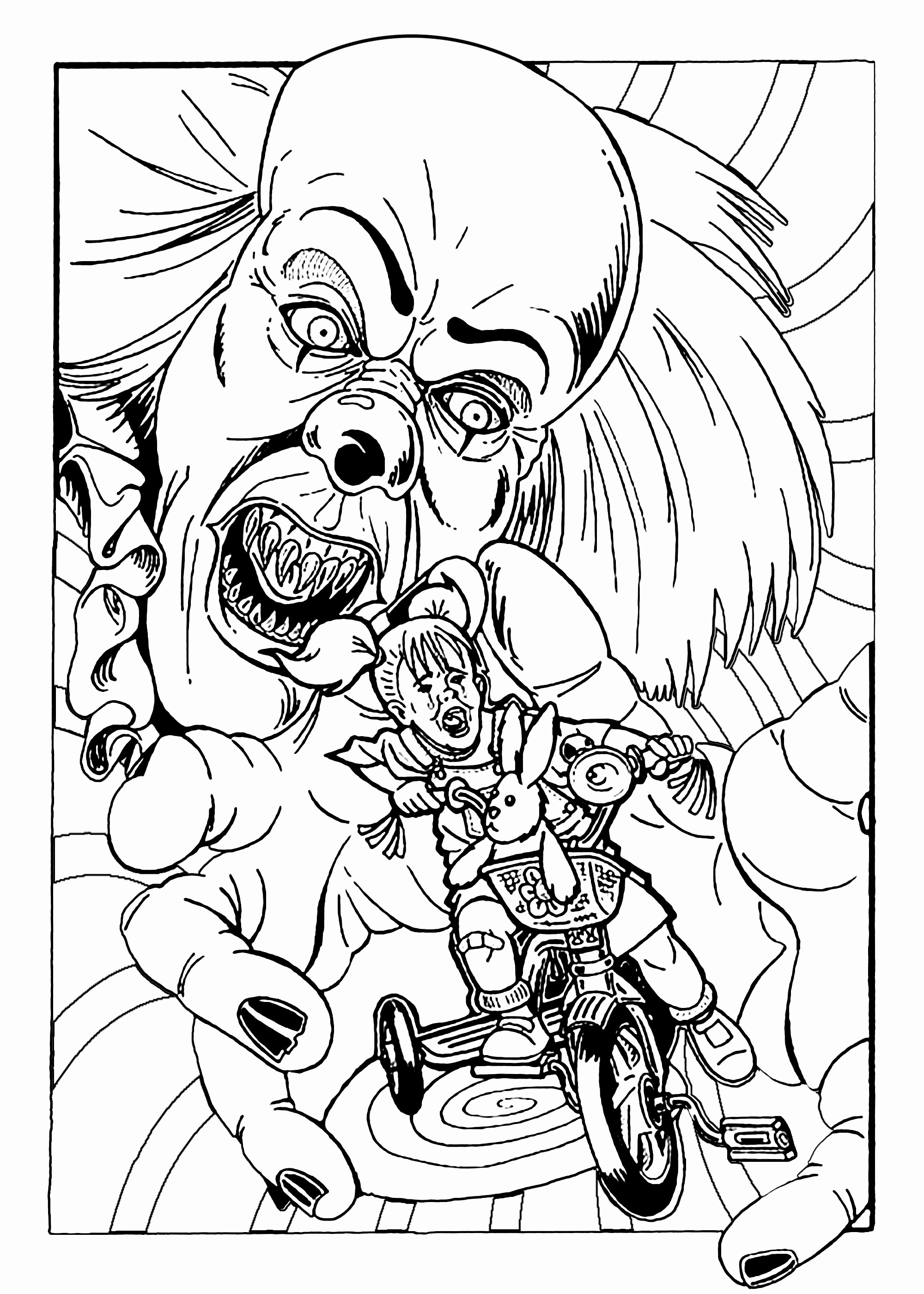 Printable Horror Movie Coloring Pages - Get Your Hands on Amazing Free ...