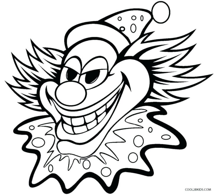 Pennywise Coloring Pages 728x660 Pennywise Coloring Pages