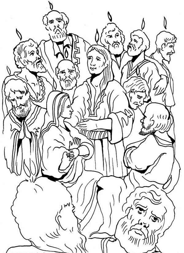 Jewish Harvest Festival In Pentecost Coloring Page Color Luna 600x821 Jewish Harvest Festival In Pentecost Coloring Page Color Luna
