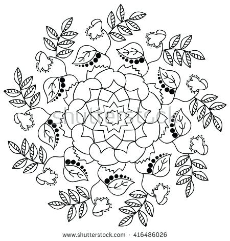 450x470 Coloring Mandalas For Adults
