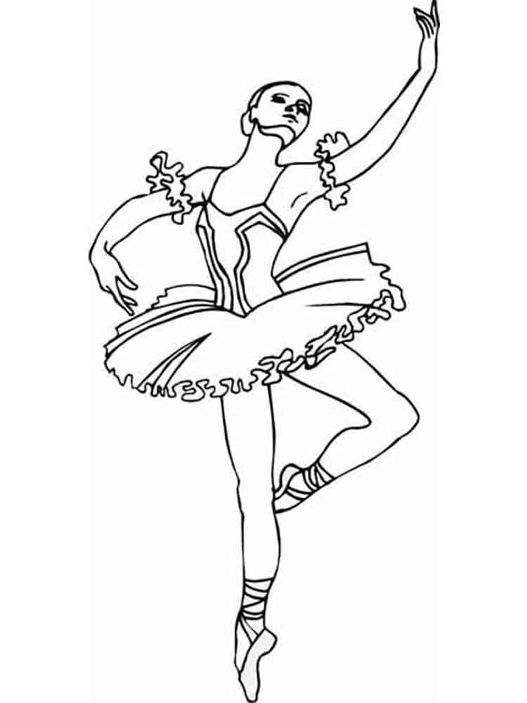 750x1000 Ballet Coloring Pages. Free Printable Ballet Coloring Pages.