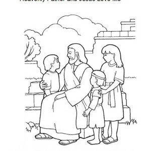 Jesus Love Me Cross Coloring Page Color Luna 300x300 Jesus Love Me Cross Coloring Page Color Luna