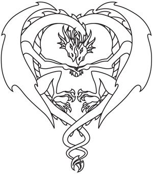 Coloring Page World Dragon Love Free Printable Coloring Pages 300x342 Coloring Page World Dragon Love Free Printable Coloring Pages