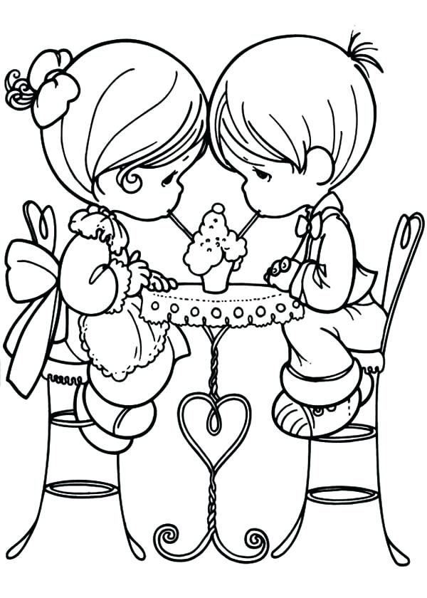 Coloring Pages Of People In Love 600x840 Coloring Pages Of People In Love