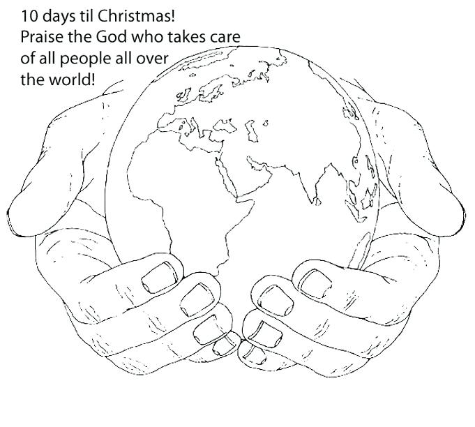 681x612 Kissing Hand Coloring Pages World In His Hands Coloring Page