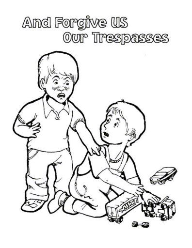 Praying Coloring Pages Preschool Lord's Prayer Coloring Forgive 396x512 Praying Coloring Pages Preschool Lord's Prayer Coloring Forgive