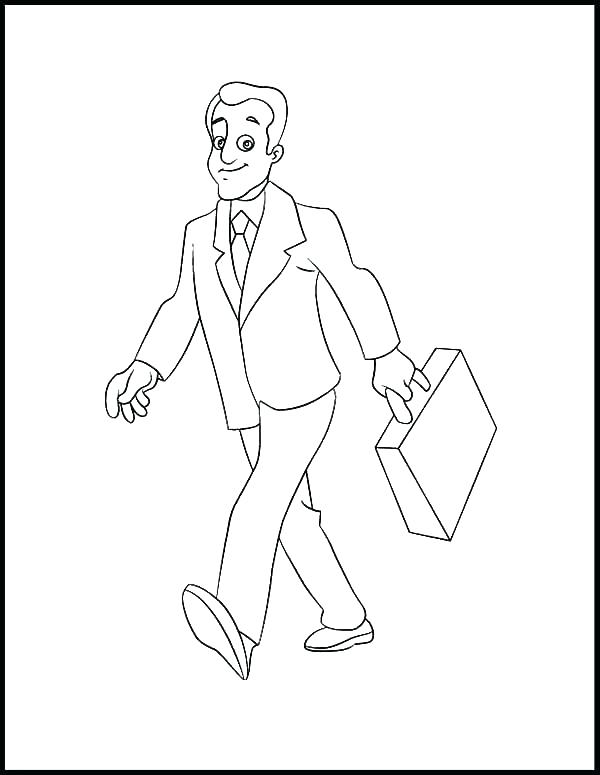 600x775 Person Coloring Page Person Coloring Page Elegant Person Coloring