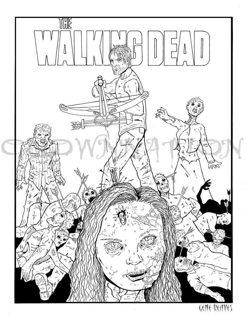 804x1023 Walking Dead Coloring Pages To Print Walking Dead Art Recipes