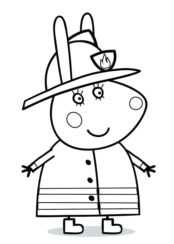 736x1030 Peppa Pig Coloring Page Coloring Pages Pig Pig Coloring Pages