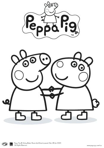 350x500 Pig Coloring Pages Peppa 1 Pictures To Print And Color Free
