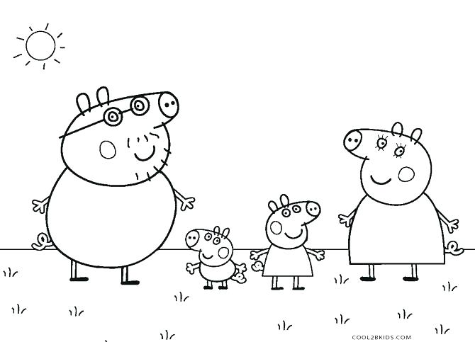 Peppa Pig And Friends Coloring Pages at GetColorings.com | Free ...